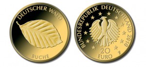 20 € Goldmünze "Buche"