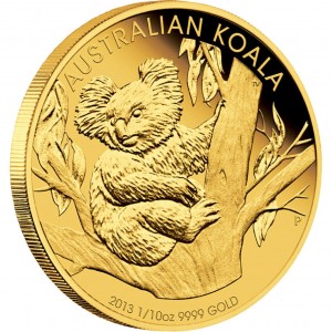 0-australian-koala-2013-one-tenth-oz-gold-proof-coin-reverse