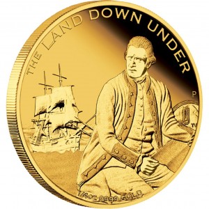 0-the-land-down-under--captain-james-cook-2013-quarter-oz-gold-proof-coin-reverse