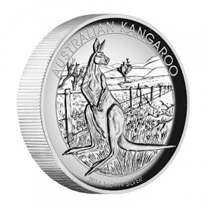 australian-kangaroo-2014-silber-high-relief