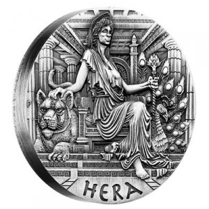 Goddesses of Olympus Hera 2015-2-oz-silber