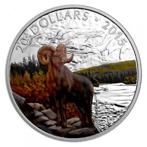 majestic-animal-bighorn-sheep-1-oz-silber-2015-koloriert