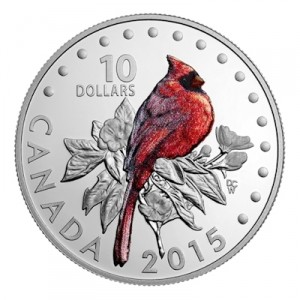 songbirds-of-canada-rotkardinal-half-oz-silber-koloriert