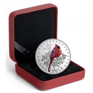 songbirds-of-canada-rotkardinal-half-oz-silber-koloriert-etui