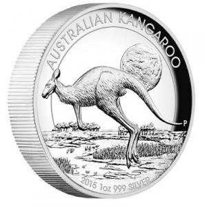australian-kangaroo-2015-silber-high relief