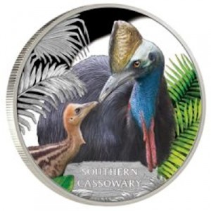 endangered-and-extinct-southern-cassowary-1-oz-silber-koloriert