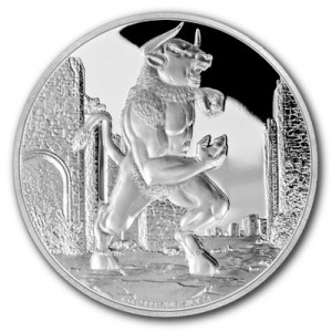 creatures-greek-mythology-minotaur-1-oz-silber