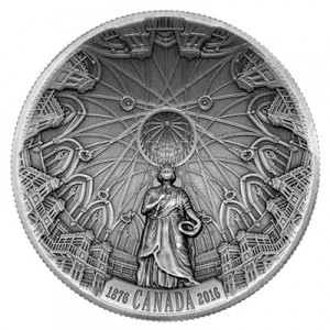 kanada-140-jahre-bibliothek-des-parlaments-silber