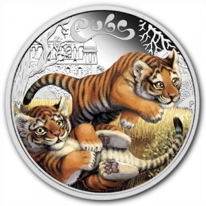 cubs-half-oz-silber-koloriert-tiger