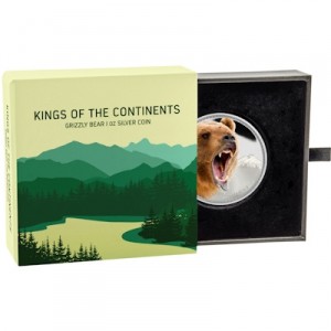 kings-of-the-continents-grizzly-1-oz-silber-koloriert-etui