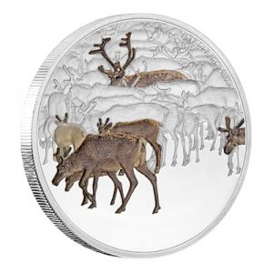 great-migrations-caribou-1-oz-silber-koloriert