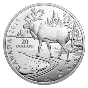 canada-woodland-caribou-1-oz-silber