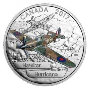 aircraft-of-second-world-war-hawker-hurricane-1-oz-silber-koloriert