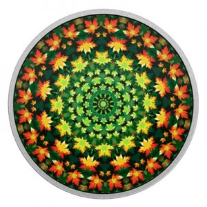 Canadiana-Kaleidoscope-maple-leaf-1-oz-silber-koloriert