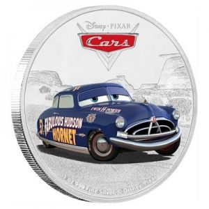 disney-pixar-cars-doc-hudson-1-oz-silber-koloriert