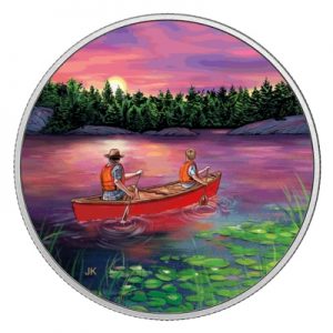 great-canadian-outdoors-sunset-canoeing-silber-koloriert-leuchteffekt