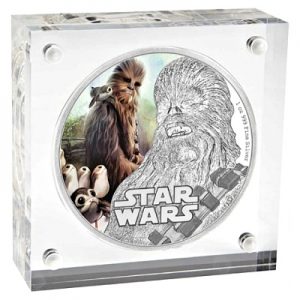 star-wars-episode-viii-chewbacca-1-oz-silber-koloriert-rahmen