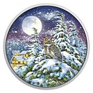 animals-in-the-moonlight-great-horned-owl-2-oz-silber-koloriert
