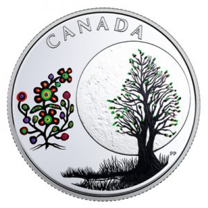 canada-thirteen-teachings-flower-moon-silber-koloriert