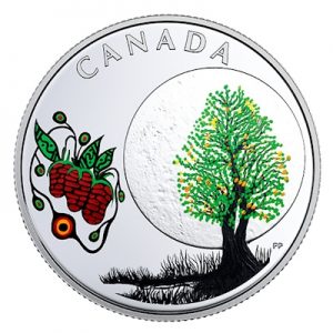 canada-thirteen-teachings-strawberry-moon-silber-koloriert