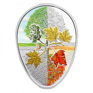 four-seasons-for-the-maple-leaf-1-oz-silber-vergoldet