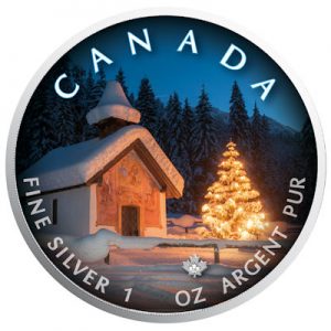 silent-night-1-oz-silber-koloriert-canada