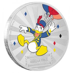 disney-carnival-donald-duck-1-oz-silber-koloriert
