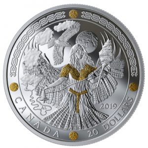 norse-gods-frigg-1-oz-silber-vergoldet