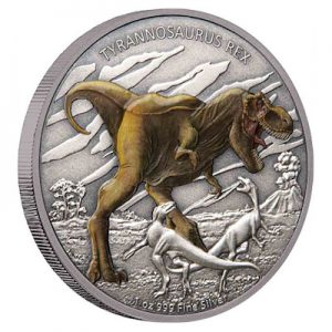 dinosaurier-tyrannosaurus-rex-1-oz-feinsilber