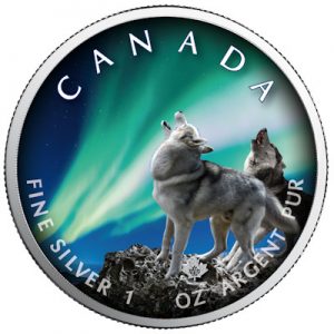 maple-leaf-polar-lights-banff-national-park-1-oz-silber-koloriert