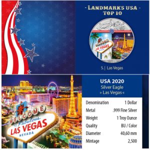 silver-eagle-landmarks-las-vegas-1-oz-silber-koloriert-verpackung