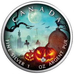 maple-leaf-halloween-2020-mystic-silence-1-oz-silber-koloriert