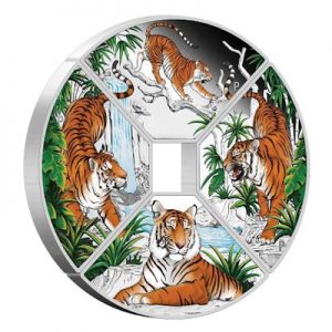 tiger-quadrant-set-4-oz-silber-koloriert