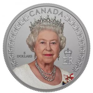 portraet-elizabeth-ii-silber-koloriert