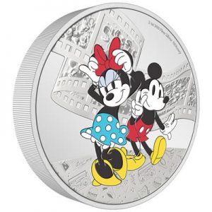 mickey-mouse-friends-minnie-3-oz-silber-koloriert