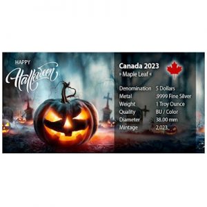 maple-leaf-halloween-2023-gruselhaus-1-oz-silber-karte