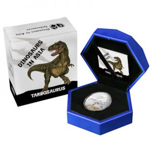 dinosaurier-tarbosaurus-1-oz-silber-etui