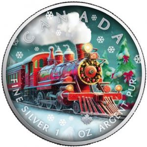 maple-leaf-christmas-train-1-oz-silber-koloriert