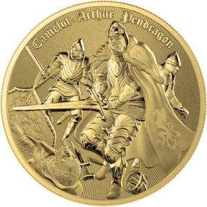 camelot-arthur-pendragon-1-oz-silber-vergoldet