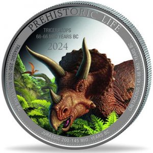 prehistoric-life-triceratops-1-oz-silber-koloriert