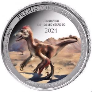 prehistoric-life-utahraptor-1-oz-silber-koloriert