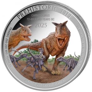 prehistoric-life-carontaurus-1-oz-silber-koloriert